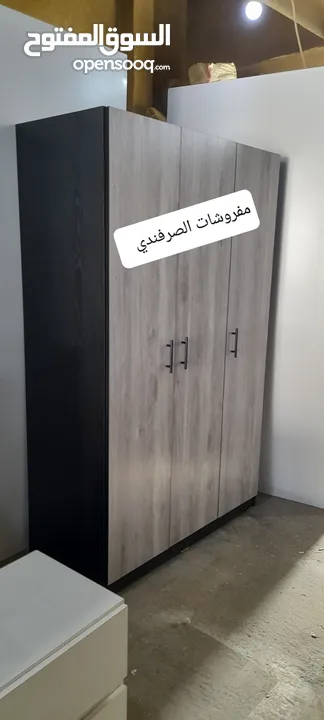 خزائن ملابس خشب لامنيت 18م عرض     120 سانتي كفاله على جميع اعمالنا