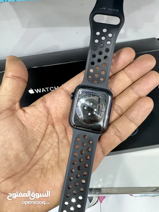 Apple Watch series 7 45mm. Nike addition and good condition with box charger
