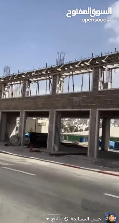 محلات عدد 2 عند دوار العلم الشارع الجديد