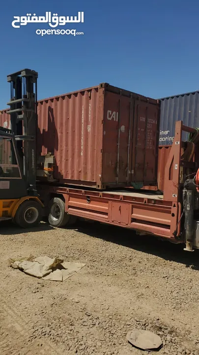 للبيع  containers  ( حاويات )  كونتينر مستعمله وبحاله جيده