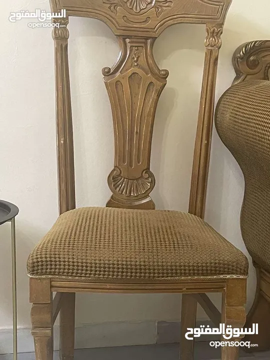 طقم كنب مستعمل بحاله جيده للبيع