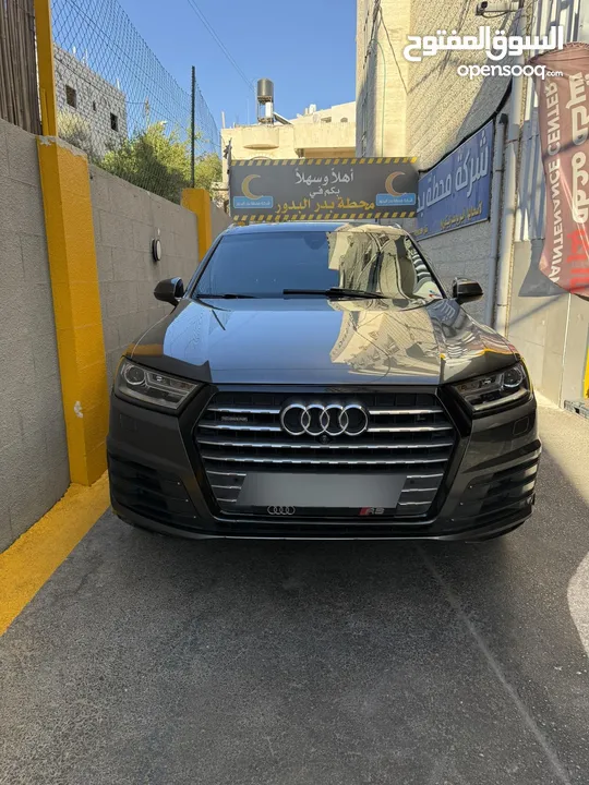 جيب audi Q7 Sline ترخيص 2017