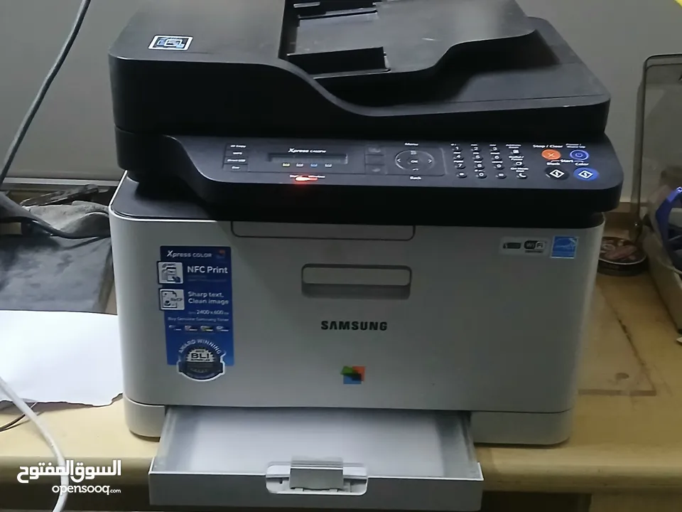 طابعة سامسونج تعمل الة تصوير وطابعه وفاكس وسكنر