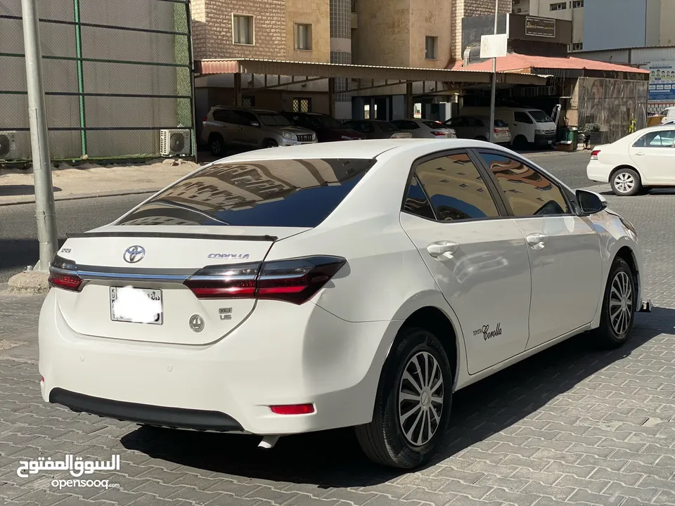 كورولا 2017 1600 سي سي عداد 190 الف شرط الفحص مكينه قير او شاصي  Corolla 2017 1.6 190 km