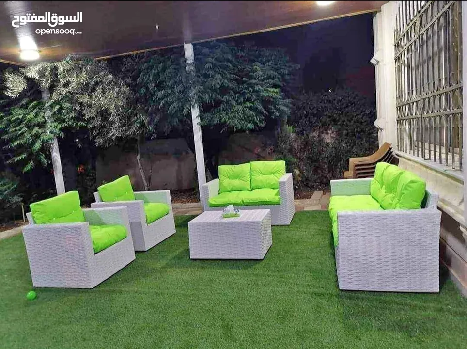 طقم راتان 5 مقاعد