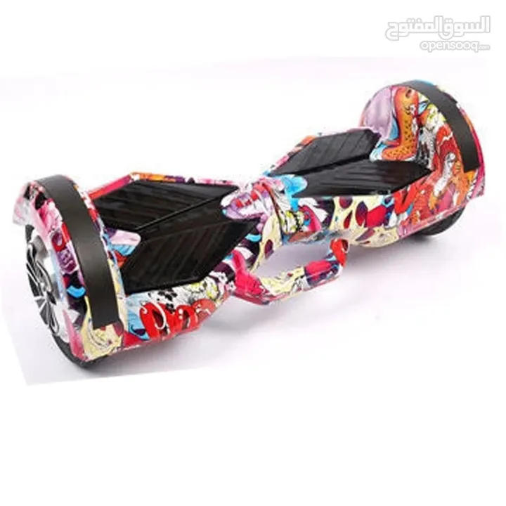 الآن لدى island toys سكوتر التوازن بتصميم رخامي مع عدة الوان  hoverboard مقاس العجلات 8.5 انش