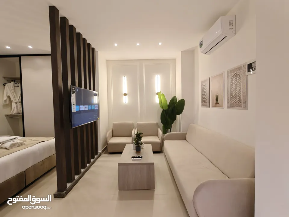 أجنحة فندقية لايجار للعائلات بموقع حيوي و مميز السابع