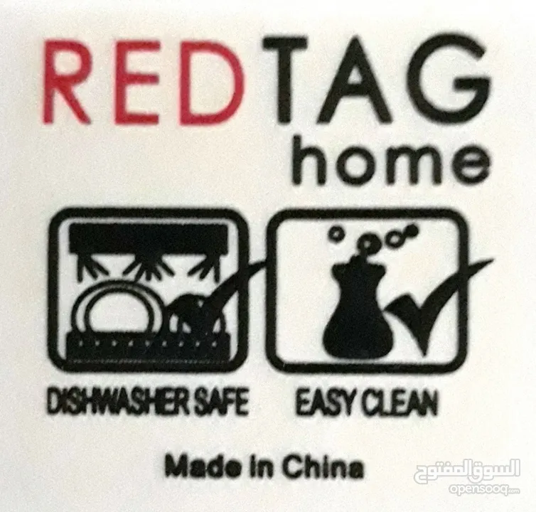 Plates Red Tag Ceramics set Collection by WhatsApp in Description