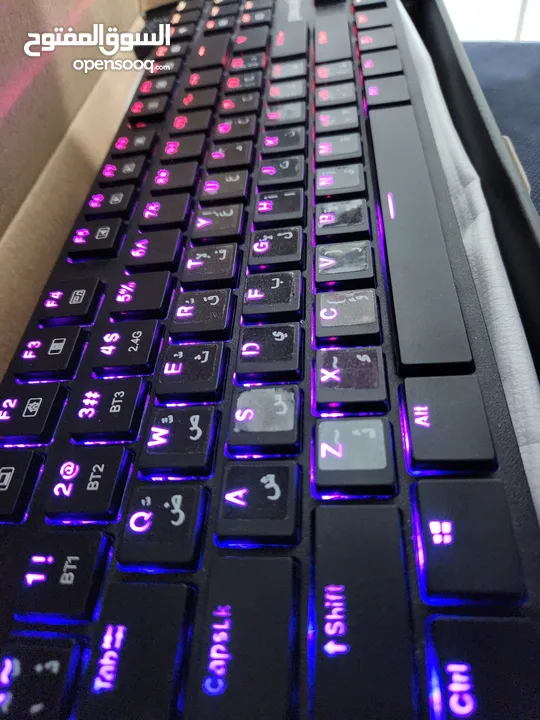 REDRAGON wireless gaming keyboard كيبورد لاسلكي RGB