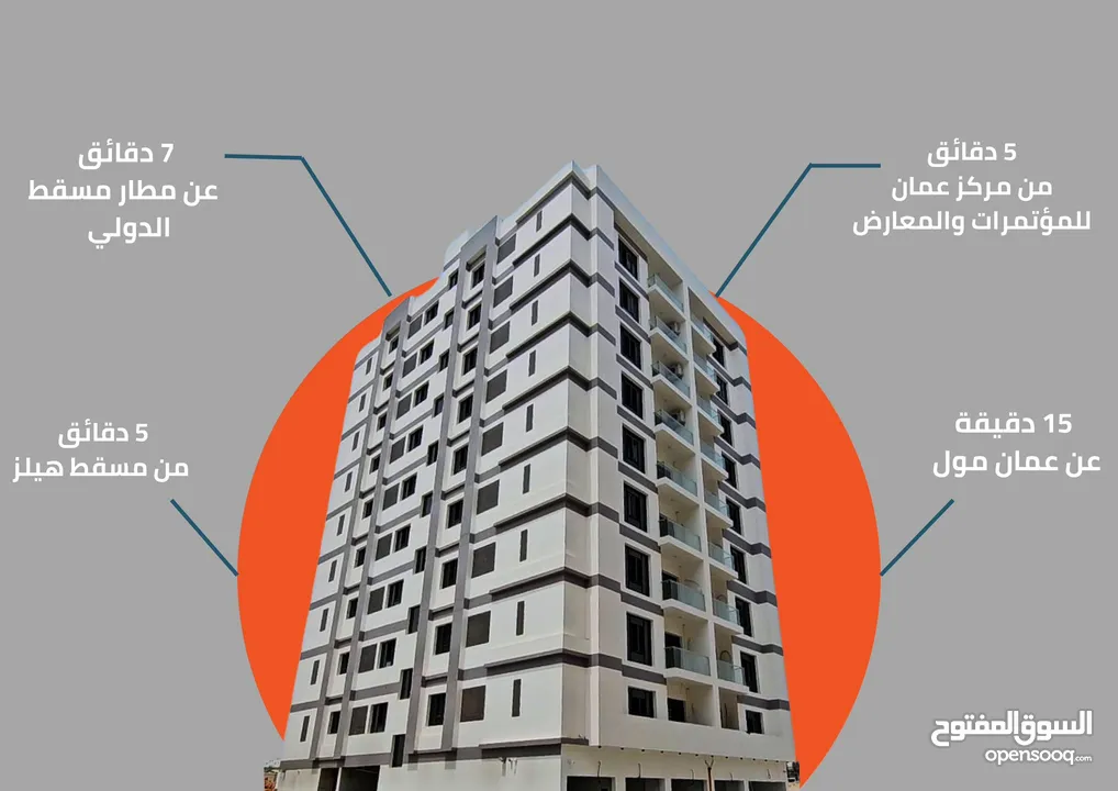 موووقع vip وبجودة عالية في غلا مشروع برج العرفان يبعد دقائق عن مطار مسقط تواصل مع الفرقاني الان