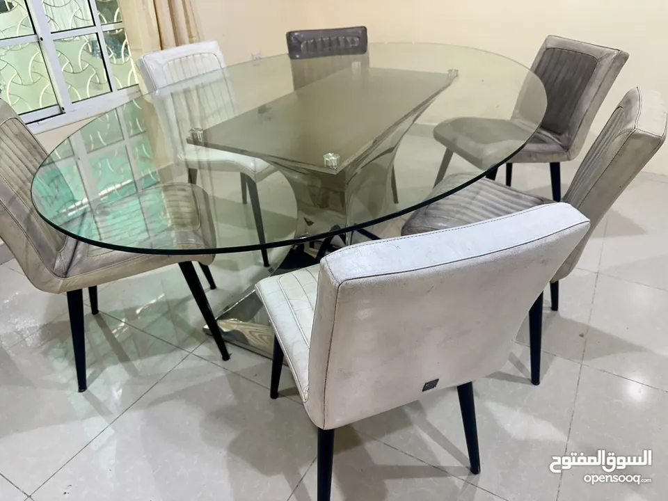 Marina home table and 6 chairs