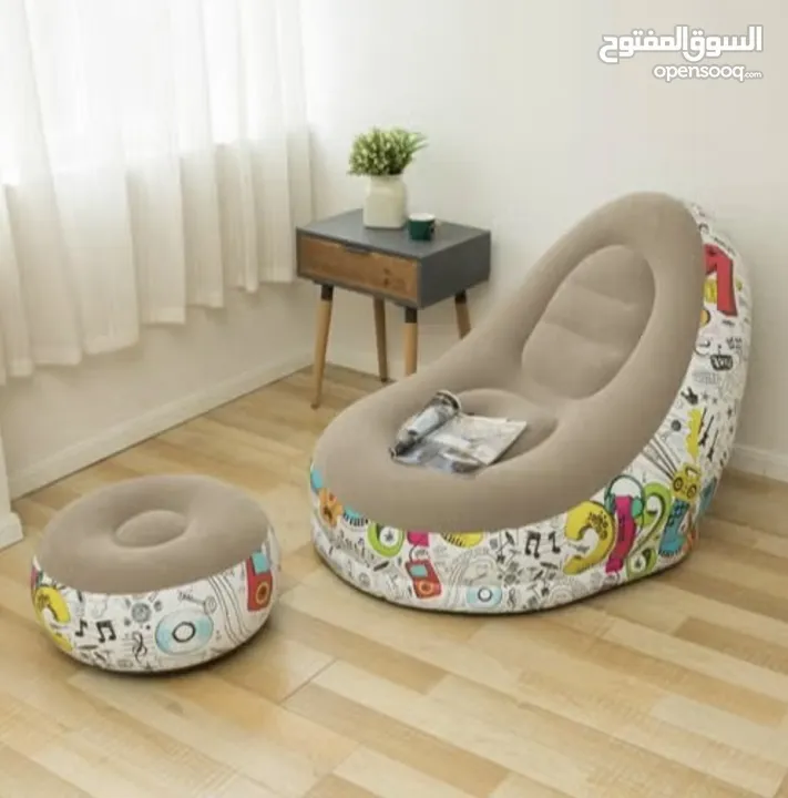 Inflatable Sofa for Sale with Footrest