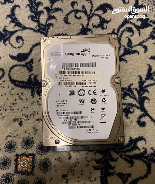 2.5 internal hard drives and one external hard drive for sale Used in great condition DESCRIPTION