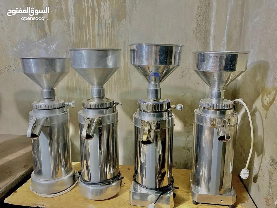 مطاحن قهوة أحجام مختلفة و أسعار مختلفة حجر 8 لحجر 15 واحد فاز وثلاثة فاز بحال الوكالة ماكنات وكالة