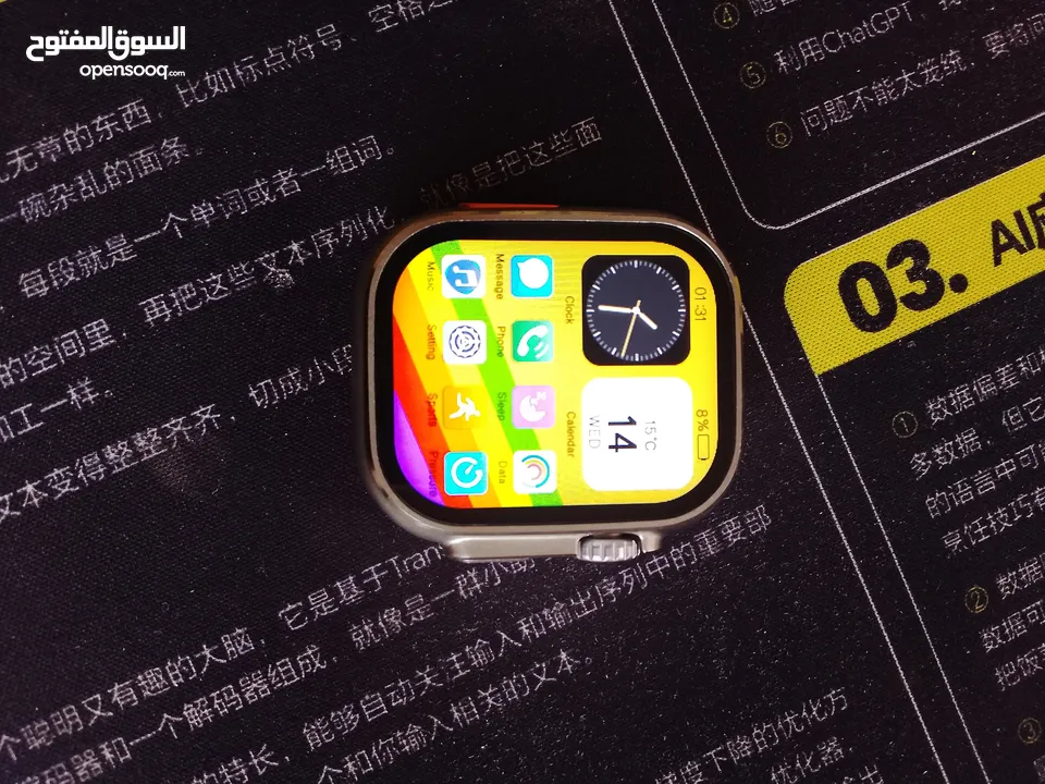 ساعه ذكيه شبه جديده للبيع المستعجل