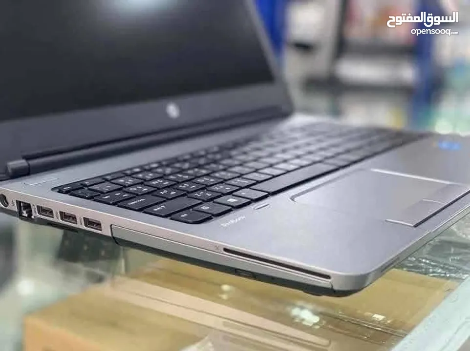 Hp i5 رام 8 ssd 256 شاشة حجم 15.6  جهاز نخب ومعدني وسريع جدا وبسعر حرق ومنافس