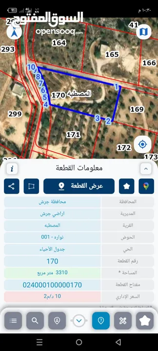 أرض للبيع لجرش