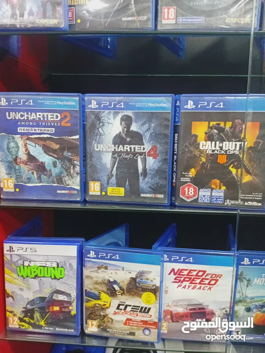سيديات بلايستيشن فور  و فايف PS4 &PS5 CD.S