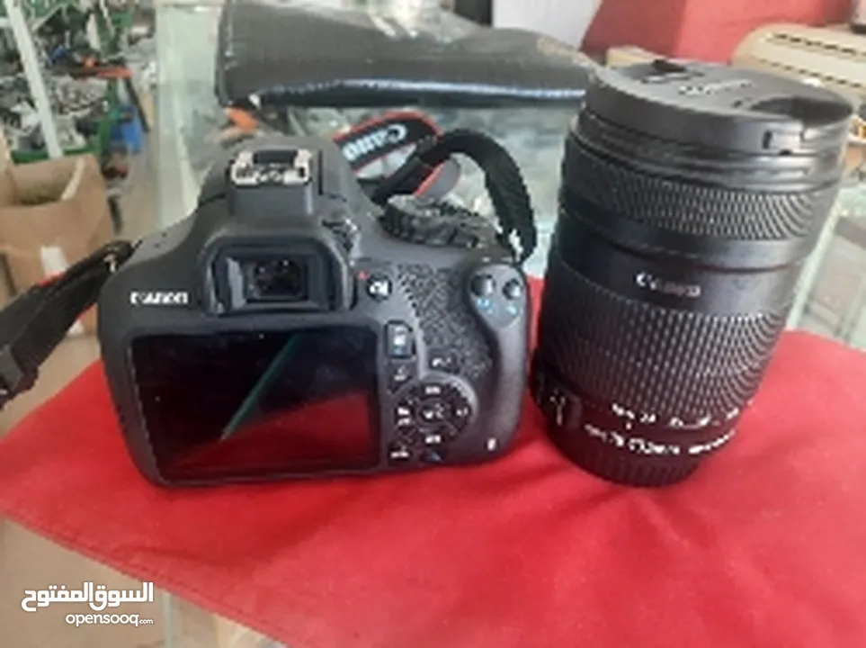 canon camera 1200d with lense