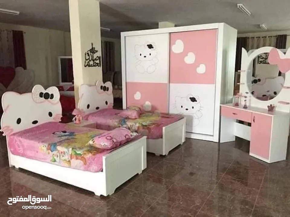 غرف نوم للشباب والاطفال موديلات واشكال كثيرة متنوعة