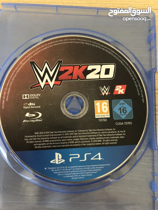 5 اقراص مستعمله ps4 للبيع