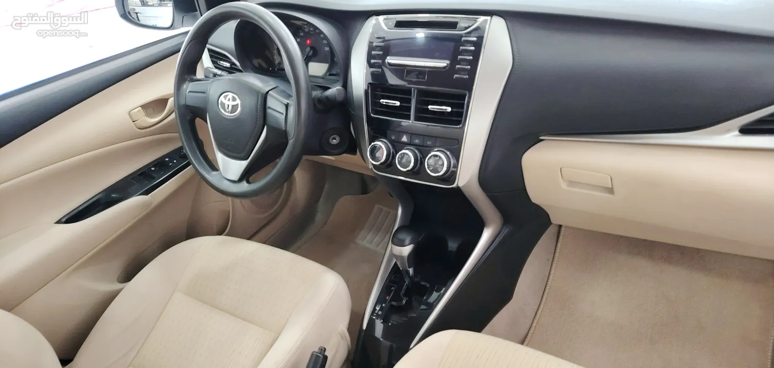 Toyota yaris SE Model 2019 GCC Specifications Km 98000