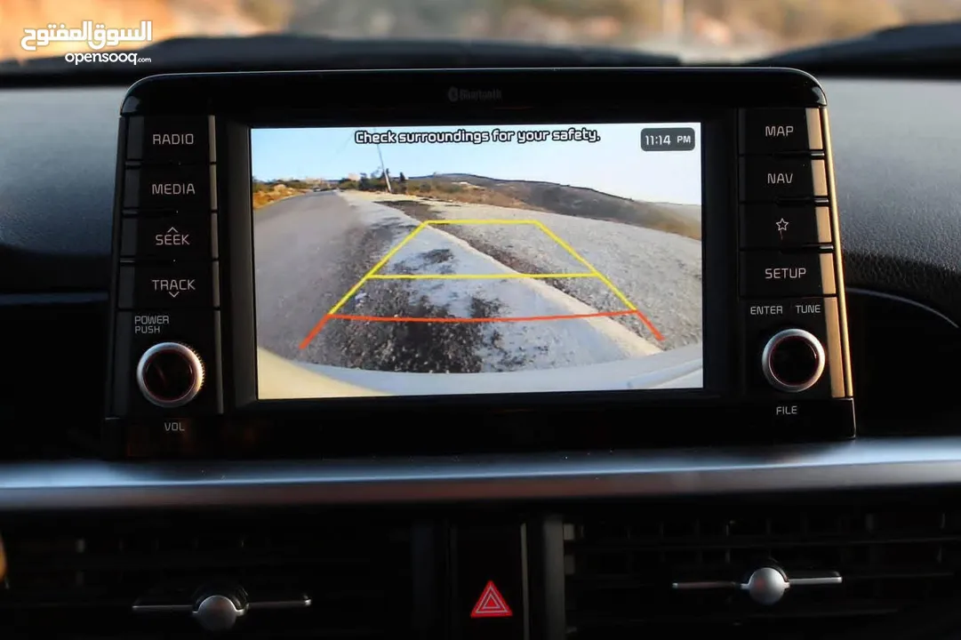 كيا بيكانتو GT-line 2020 للبيع ترخيص وتامين فل اللون ابيض نظيفة وحبة نادرة