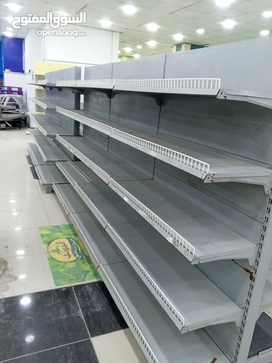 ارفف حديد للمحلات التجاريه والسوبر ماركة عابدين مجوز ومفرد للبيع كامل و غرابيل محمص