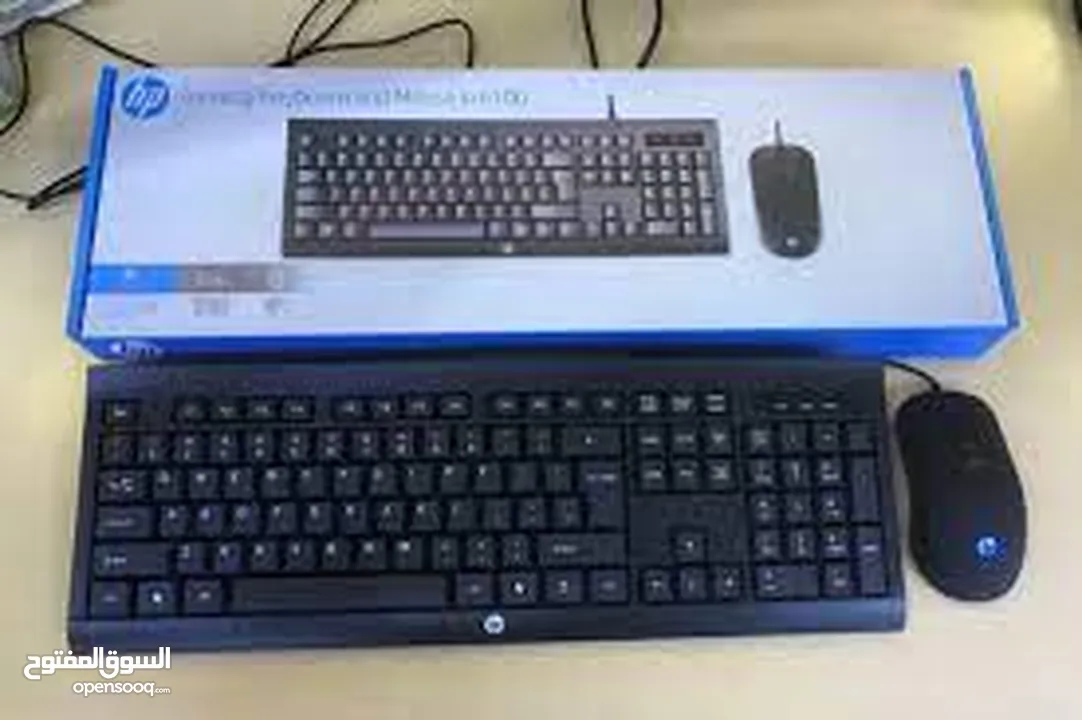 hp gaming keyboard and mouse km100 كيبورد وماوس جيمنج أتش بي