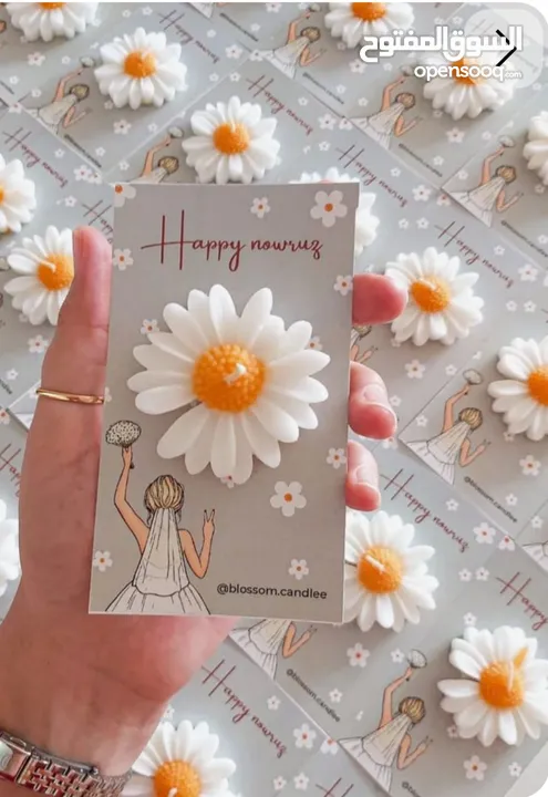 "عرض فاخر – شموع ورود اليدوية، روائح ساحرة وتصميم أنيق!" كل 50 وردة بي 150