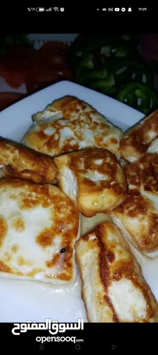 جبنة نابلسية بيضاء مغلية
