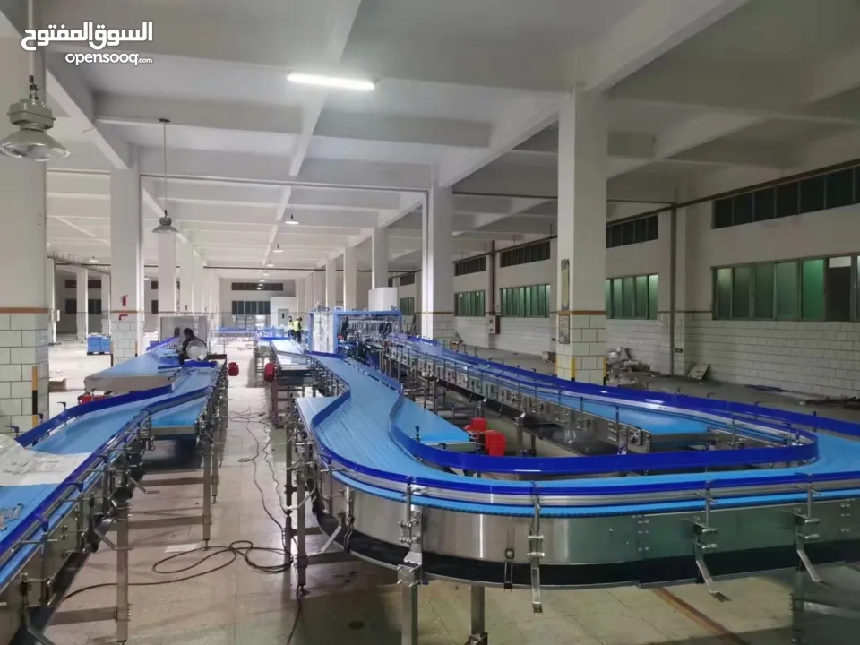 خطوط إنتاج متكاملة ذكية – لمياه الشرب والعصائر والألبان (العبوات 250 مل، 330 مل، 500 مل، 1.5 لتر)