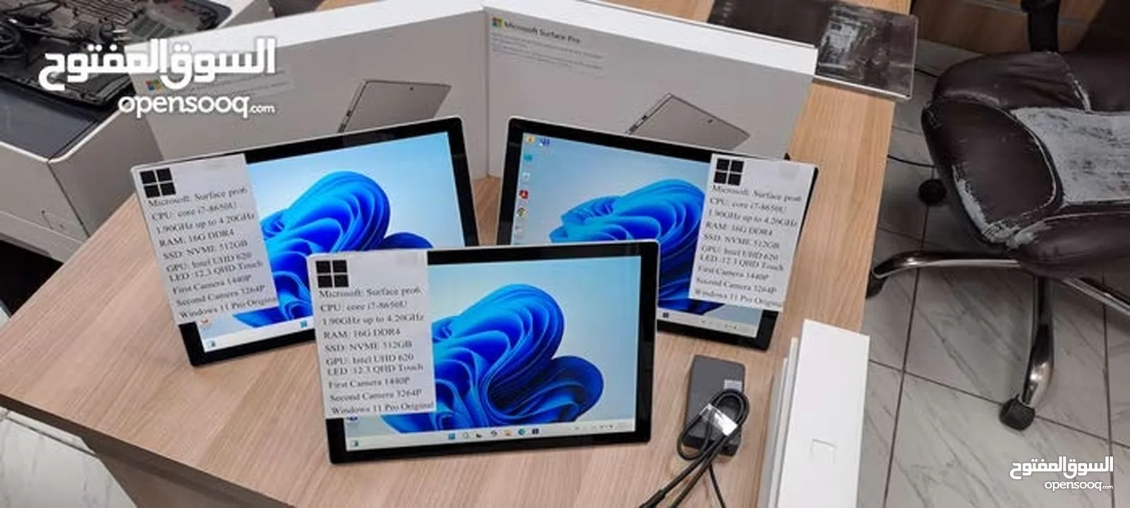 Microsoft surface pro 6  core i7Gen8 512GB
