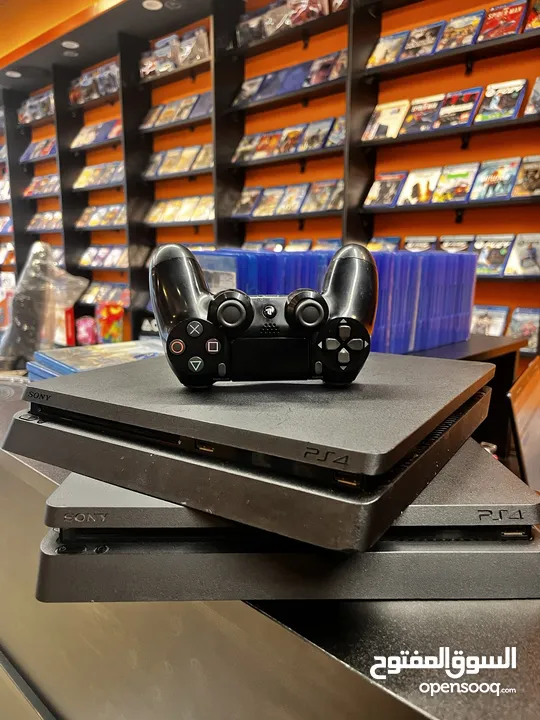 Ps4. Ps4 slim. Ps4 fat. PlayStation. بلايستيشن. بلايستيشن للبيع. بلايستيشن 4. بحاله الوكاله مكفوله