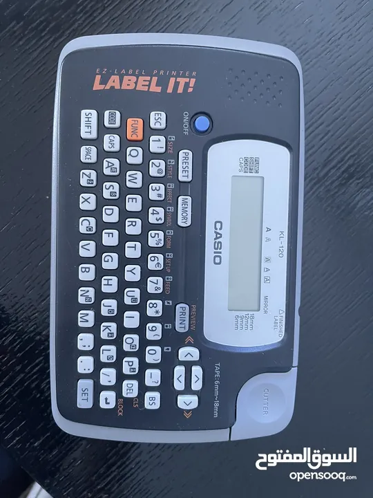 Casio label printer