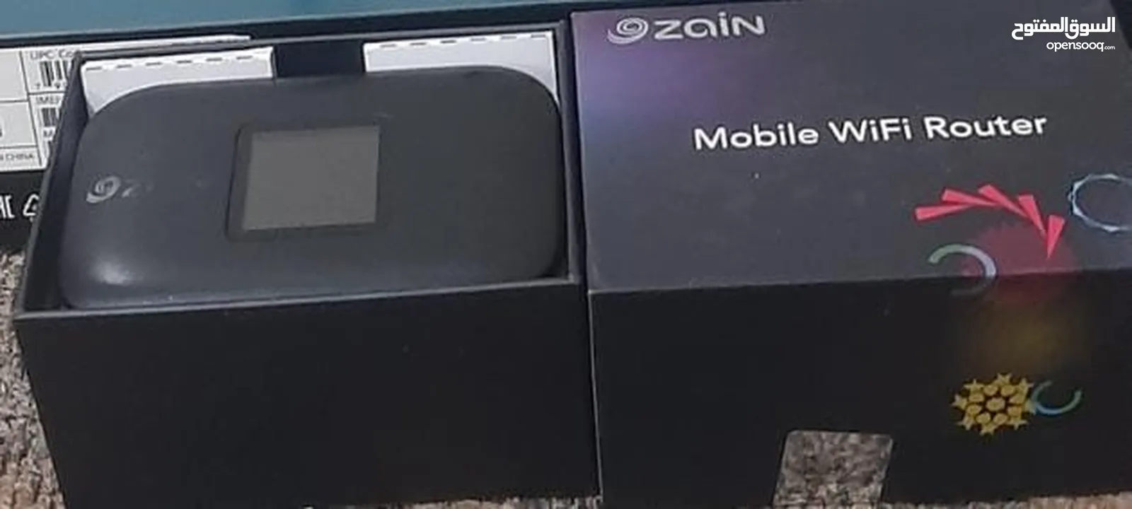 راوتر منزلي زين 5G اربع انتيل وراوتر متنقل زين 4G بطاريه ممتازه للبيع مستعملات بحالة الجديد