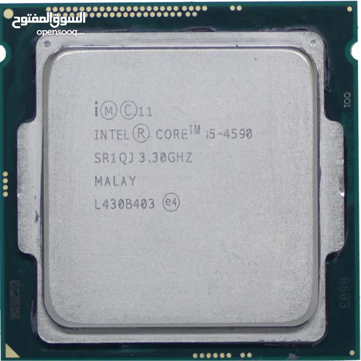 قطع كمبيوتر CPU Intel Core i5 4th Generation - Motherboard B85M GAMING - Ram 8&4 DDR3
