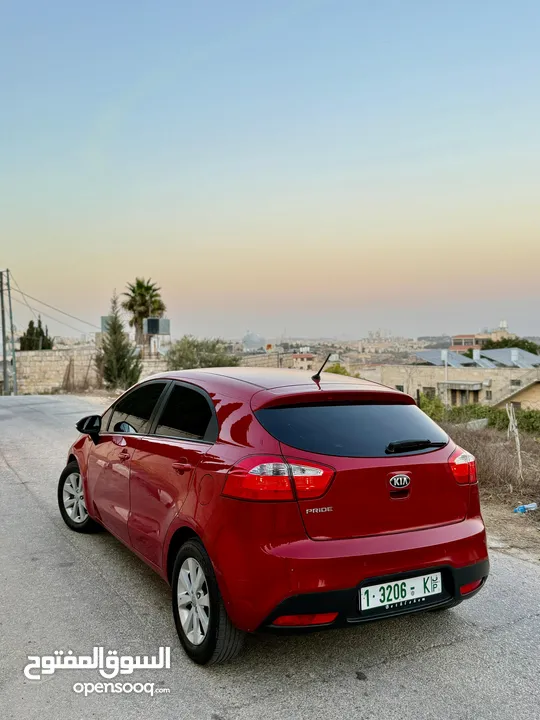 كيا برايد 2014 بنزين اتومات بالكرراتين يد 2