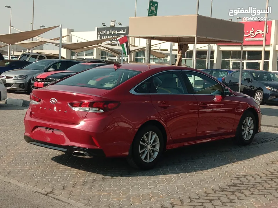 Hyundai Sonata 2018 Red Clean Car