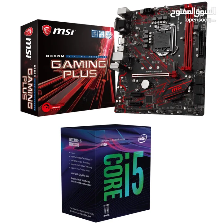 MSI B360m gaming plus + I5-8400