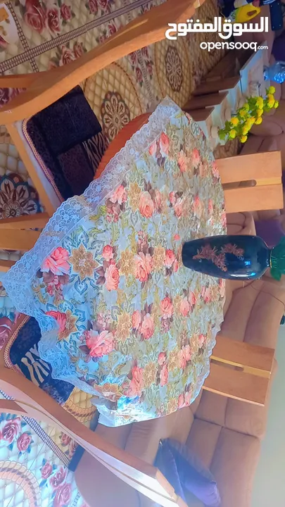 طاوله سفره خشب زان للبيع