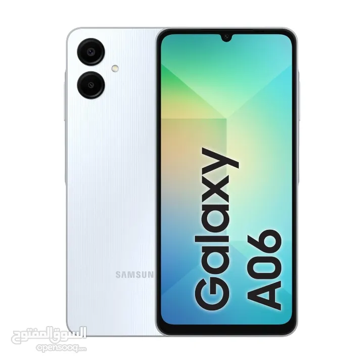 سامسونج A06 كفالة الوكيل الرسمي في الاردن سنه كامله 4 ram 64G 4 ram 128G 6 ram 128