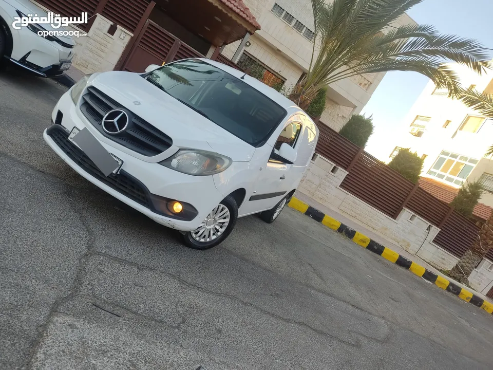 مرسيدس فان موديل 2014 صنف CiTan 112 وارد الوكالة غرغور للبيع بسعر مغري جدا