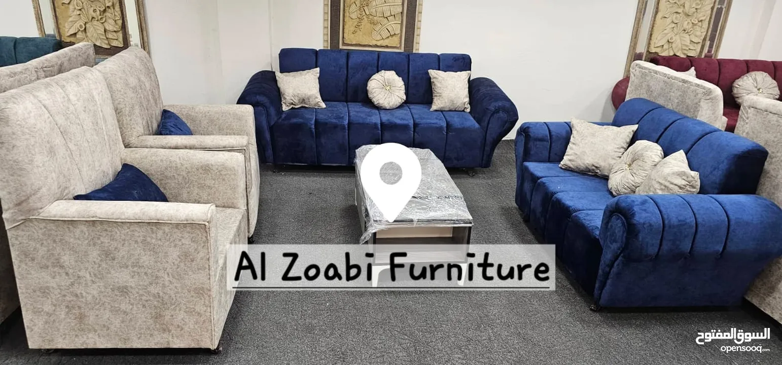 اطقم الكنب ثلاثيه ومجوزه ومفردتين