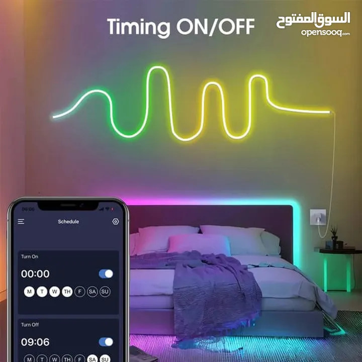 شريط اضاءة متحرك RGB