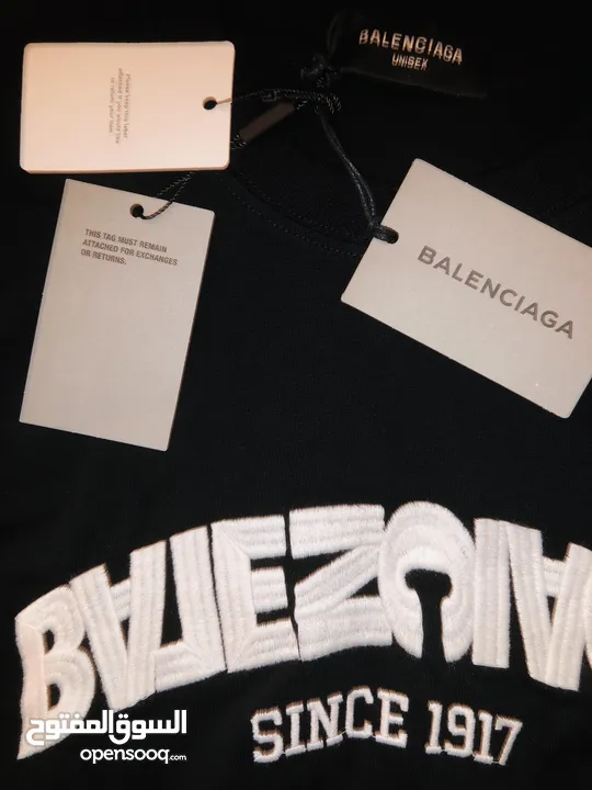 Original Balenciaga back flip word to shirt brand new