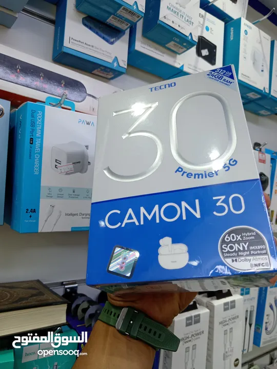 أعلى مواصفات لجهاز جيمنج Camon 30 premier 5G 512 GB