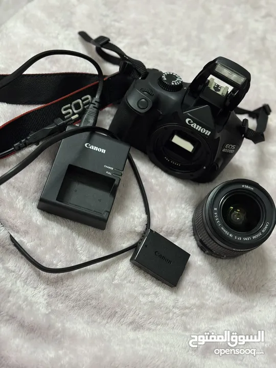 Canon EOS 4000D Camera DSLR+ LENS  18-55MM كانون ذات جودة عالية  للبيع جديدة