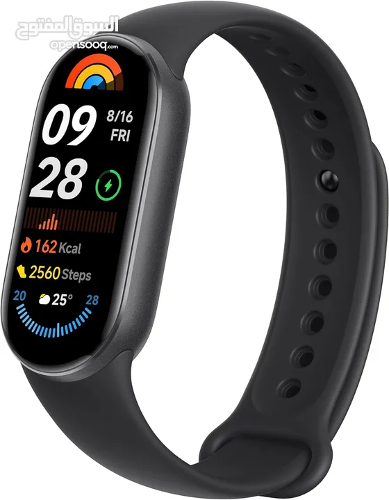شاومي باند 9 الجديد بسعر ممتاز Xiaomi Smart Band 9 Midnight Black