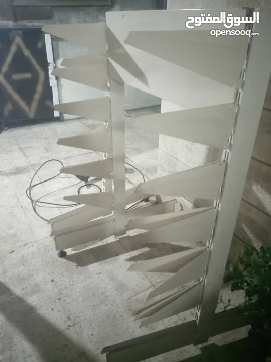 رفوف محل وساطية عابدين بحجم مترين على جهتين  ارتفاع متر ونص